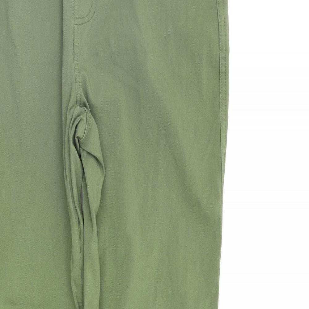 TRU Womens Green   Jegging Trousers Size 12 L31 in - Stretch waistband