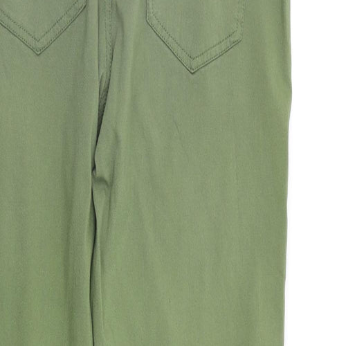 TRU Womens Green   Jegging Trousers Size 12 L31 in - Stretch waistband