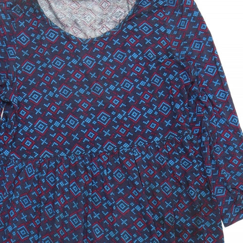 originals Womens Multicoloured Geometric  Fit & Flare  Size 12