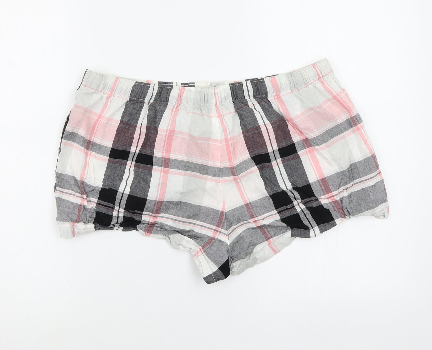Asda George Womens Multicoloured Check  Capri Pyjama Pants Size 16  - shorts