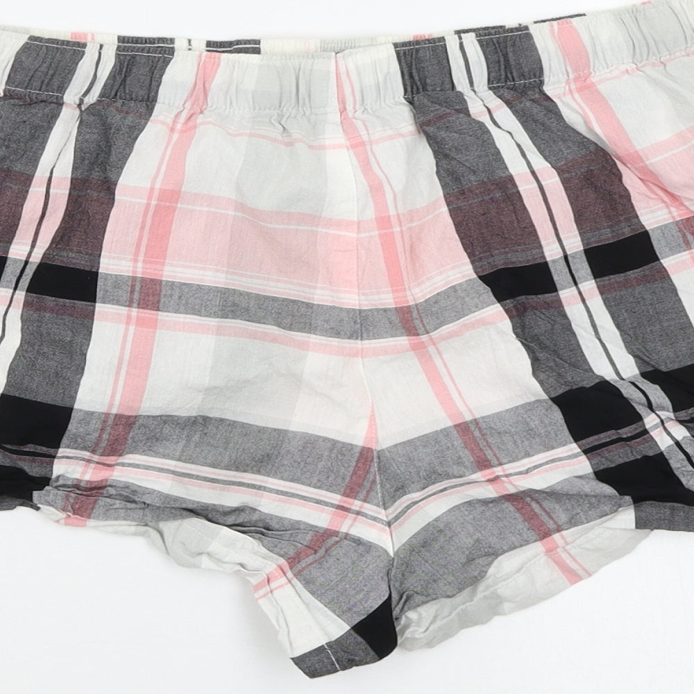Asda George Womens Multicoloured Check  Capri Pyjama Pants Size 16  - shorts