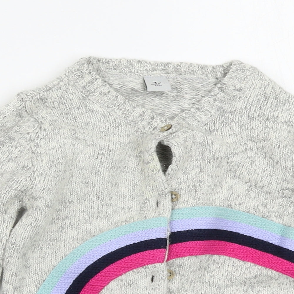 TU Girls Grey   Cardigan Jumper Size 18-24 Months