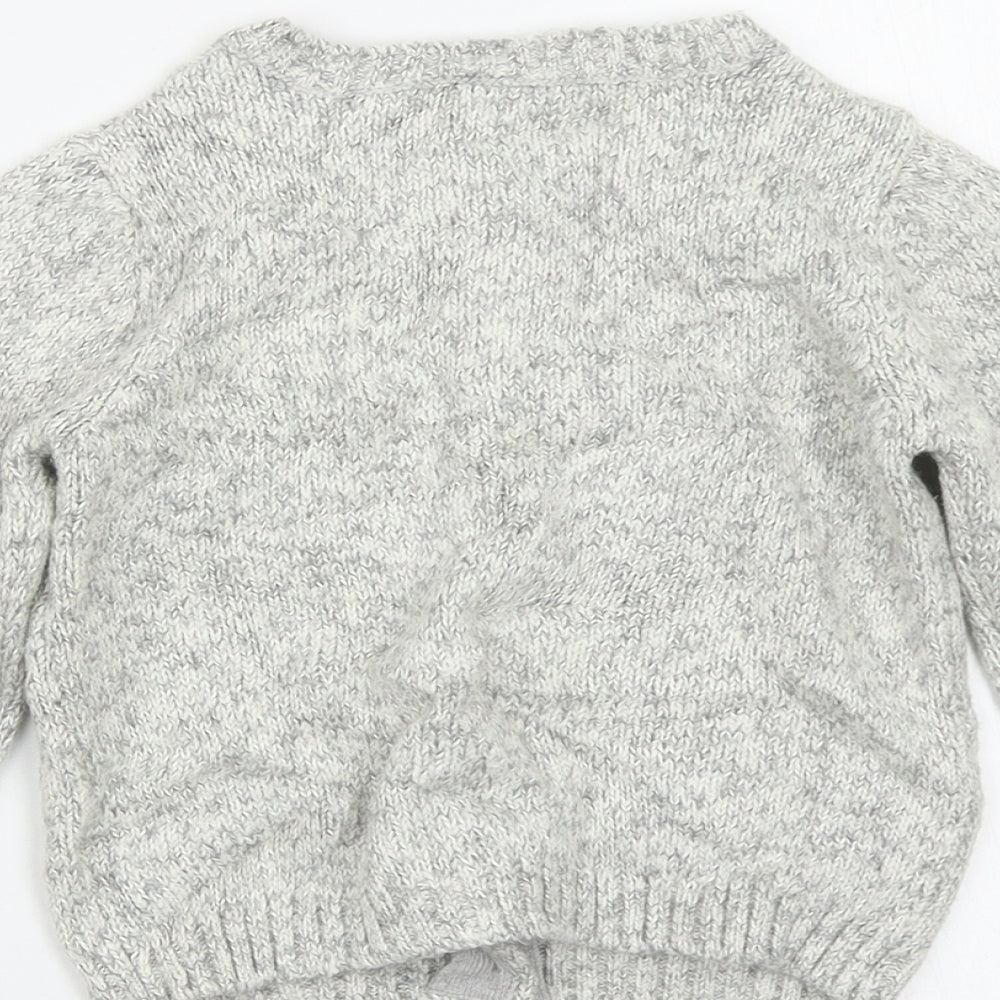 TU Girls Grey   Cardigan Jumper Size 18-24 Months