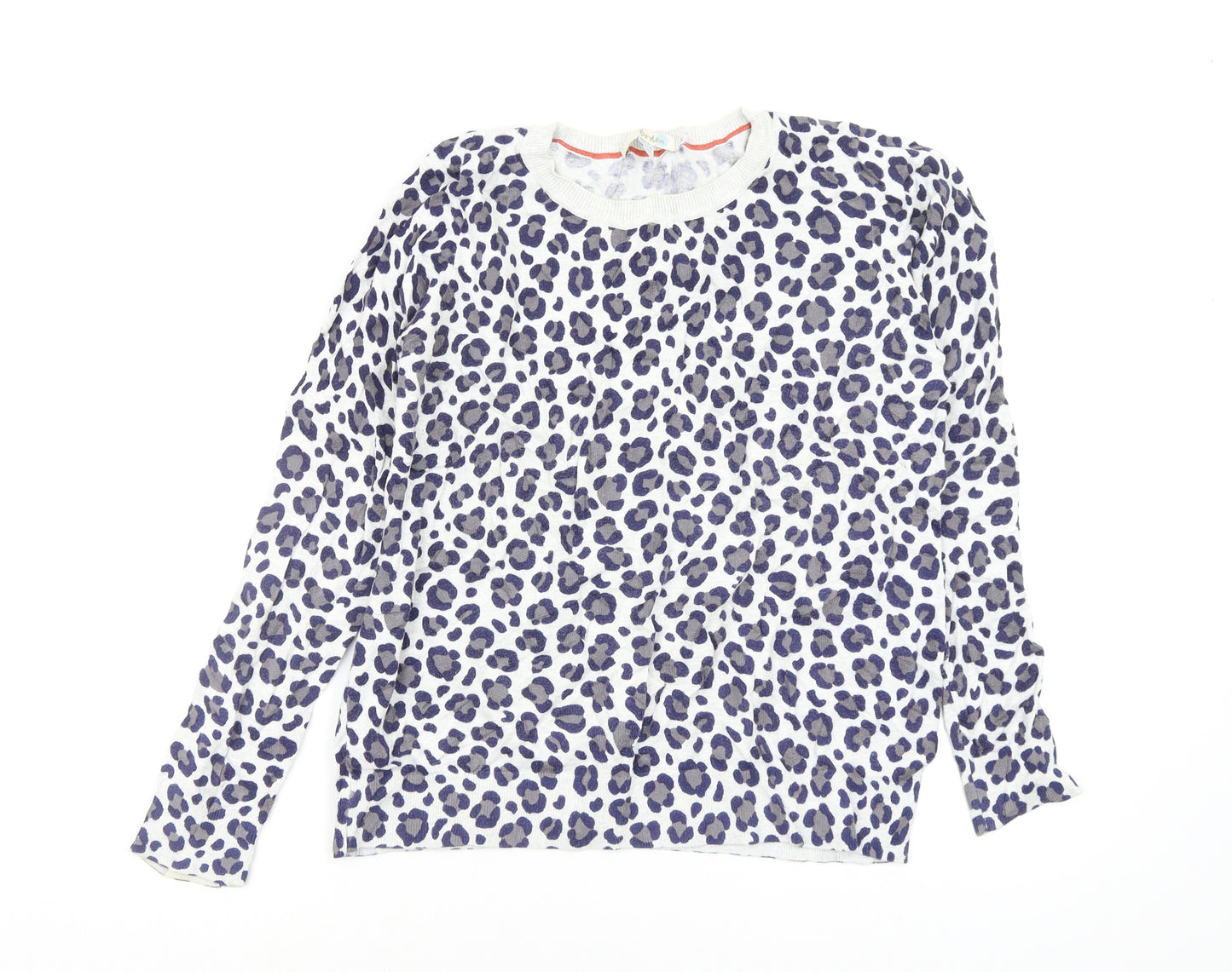 Boden Womens Multicoloured Animal Print  Pullover Jumper Size M