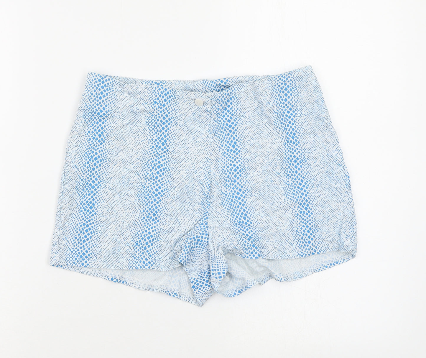New Look Womens Multicoloured Geometric  Hot Pants Shorts Size 12