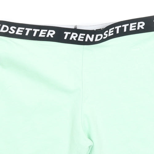 Asda George Girls Green   Sweat Shorts Size 11-12 Years
