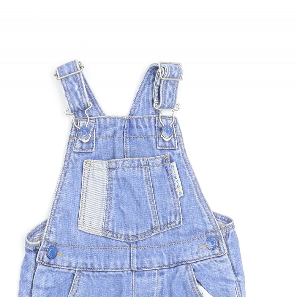 Zara Boys Blue   Dungaree One-Piece Size 6-9 Months