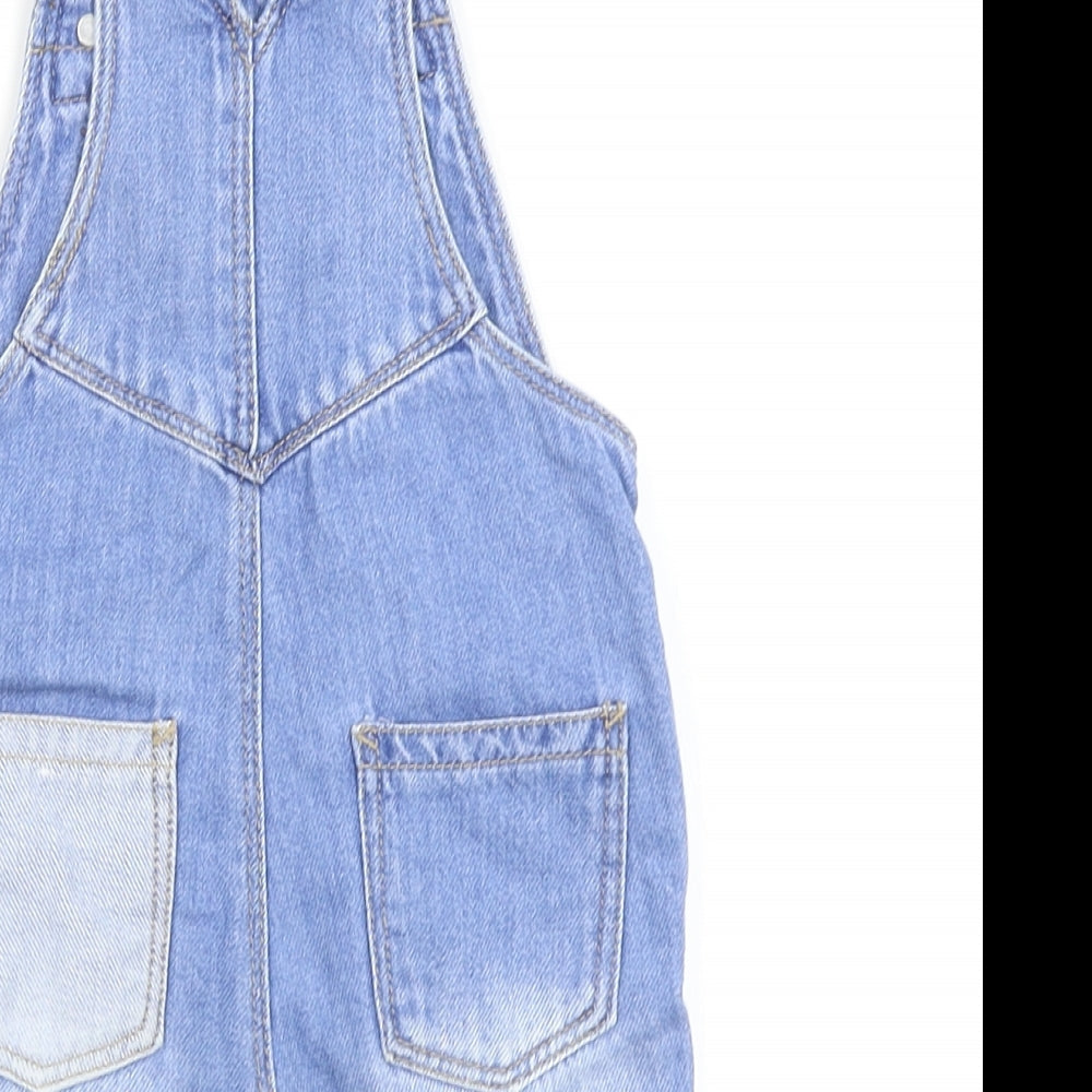 Zara Boys Blue   Dungaree One-Piece Size 6-9 Months