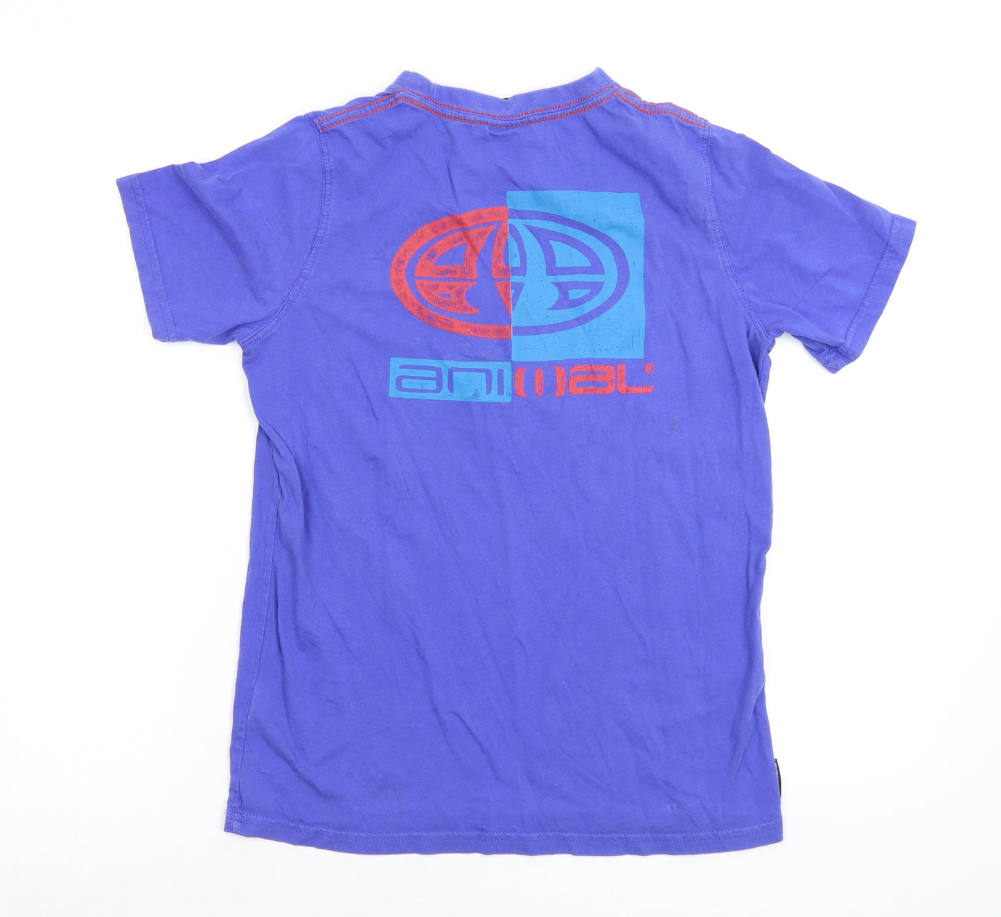 Animal Boys Blue   Basic T-Shirt Size 11-12 Years