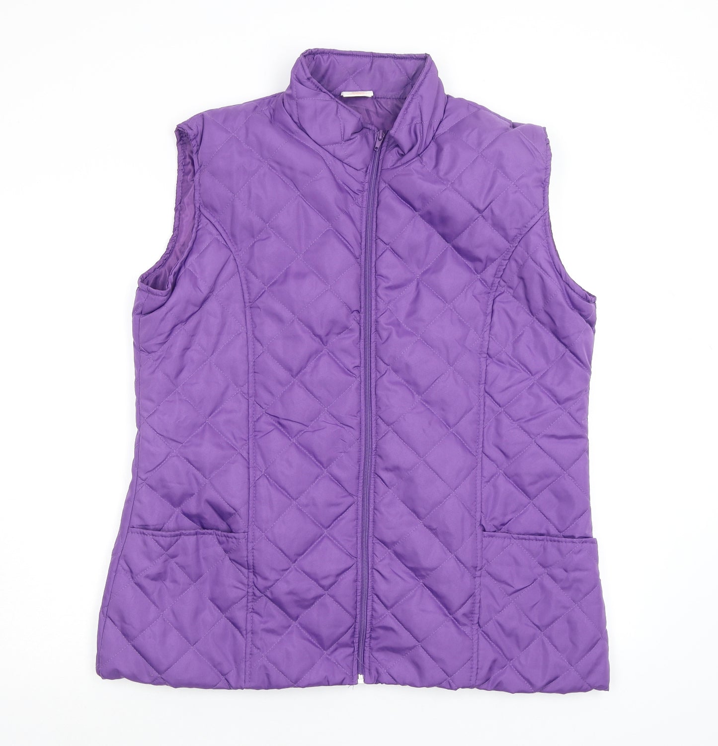 Anne De Lancay  Womens Purple   Gilet Coat Size L