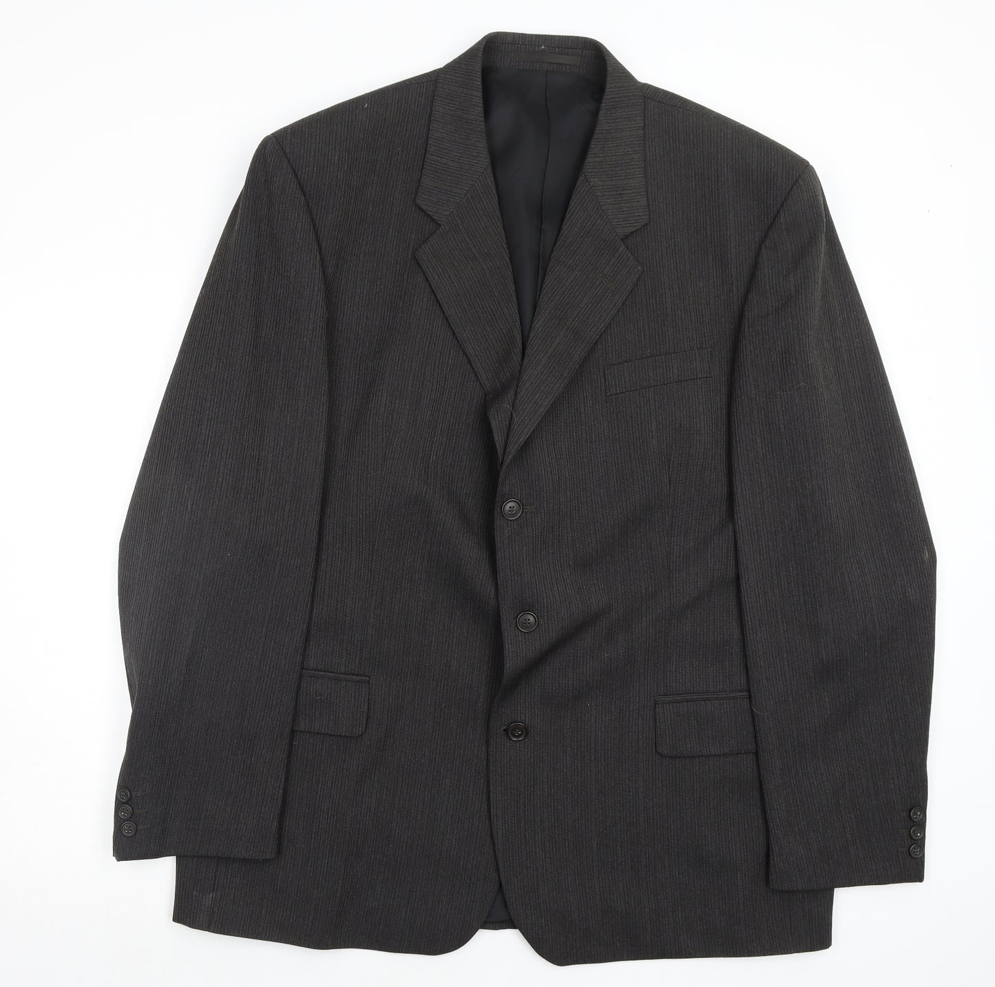 tom english Mens Black Striped  Jacket Blazer Size 46