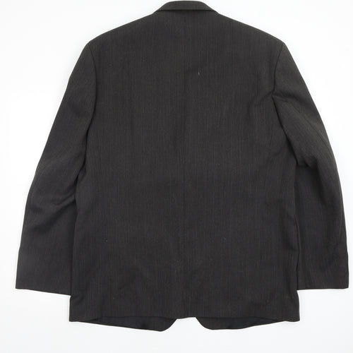 tom english Mens Black Striped  Jacket Blazer Size 46