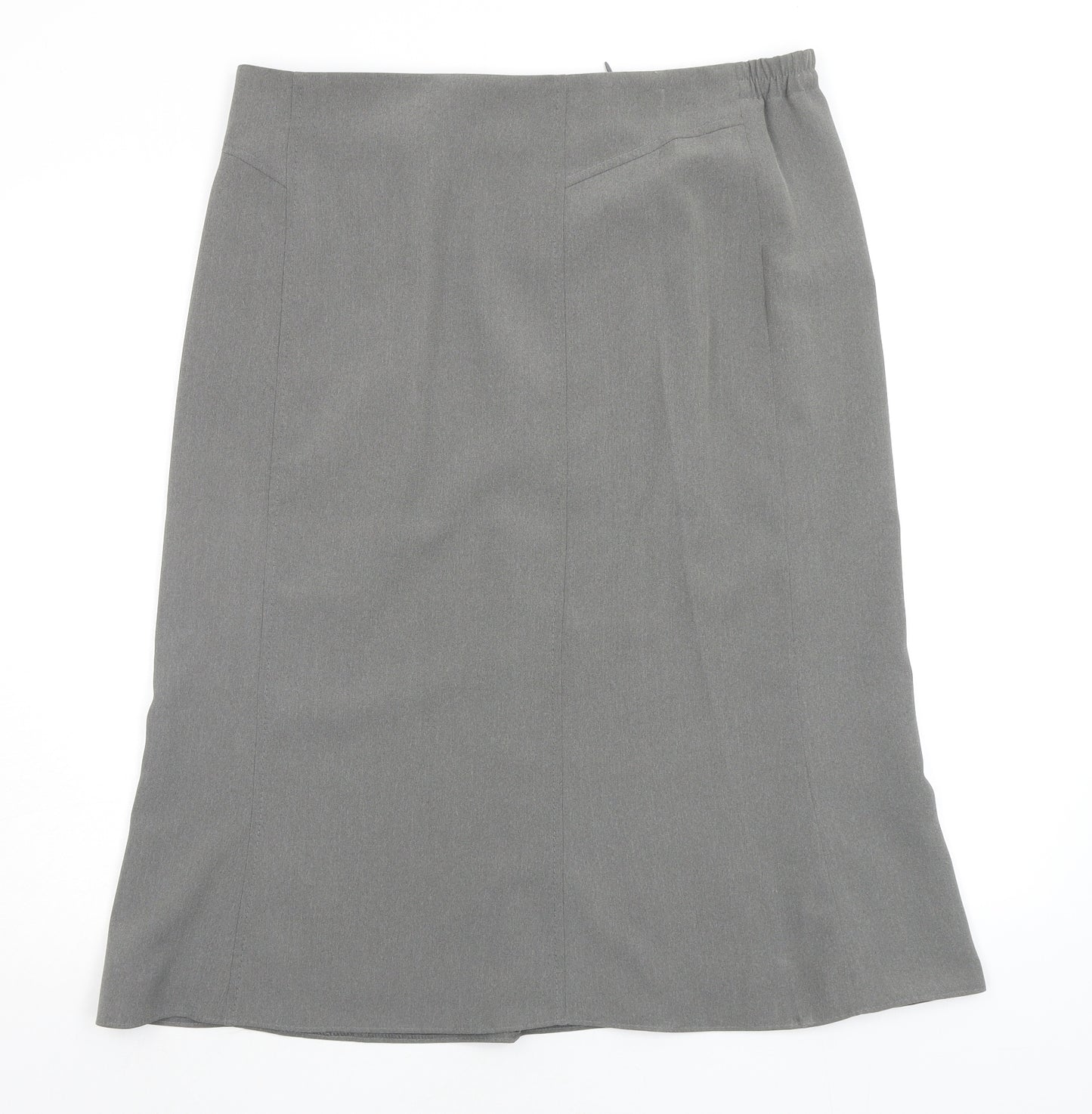 habella Womens Grey   Flare Skirt Size 18
