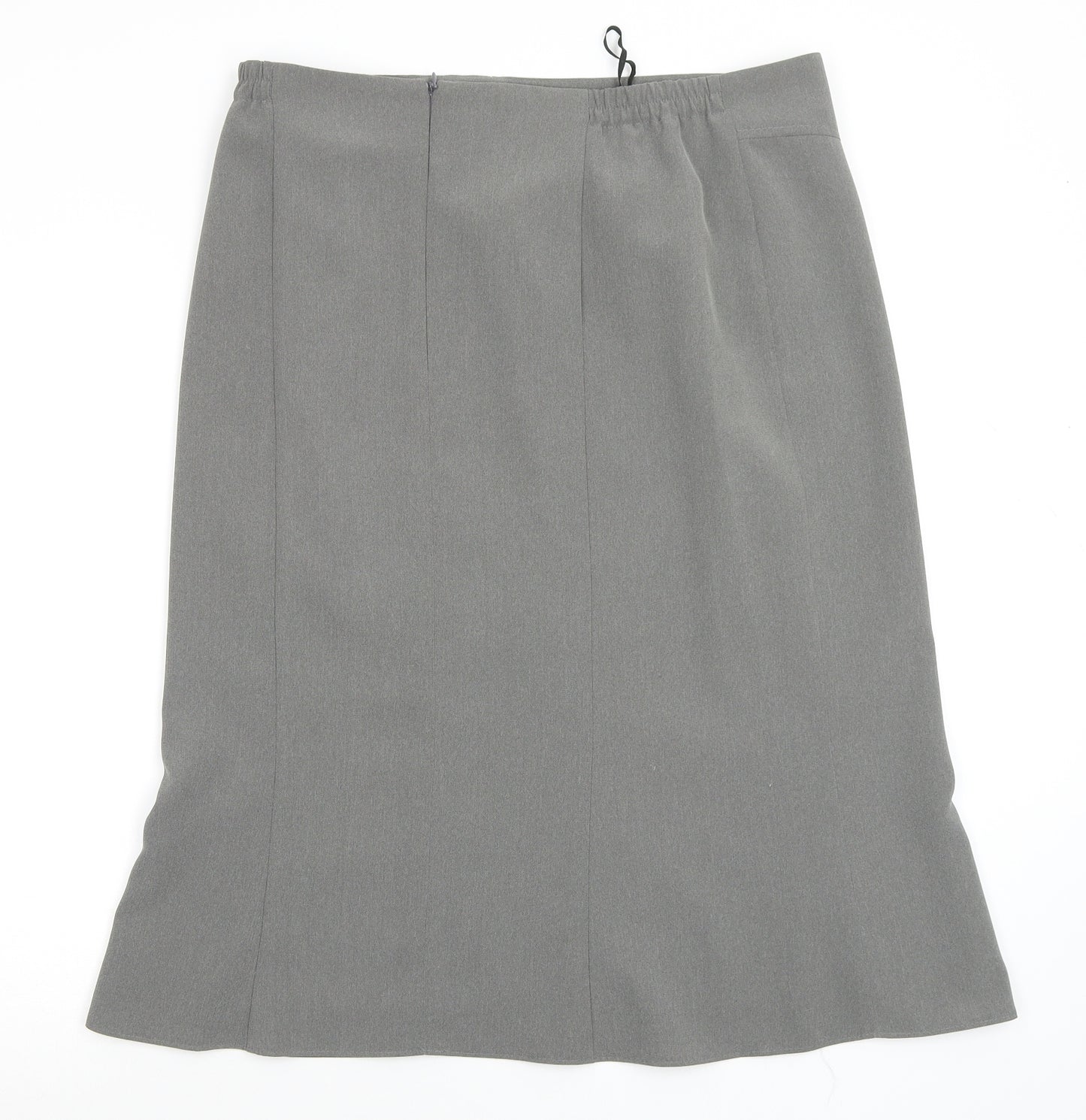 habella Womens Grey   Flare Skirt Size 18