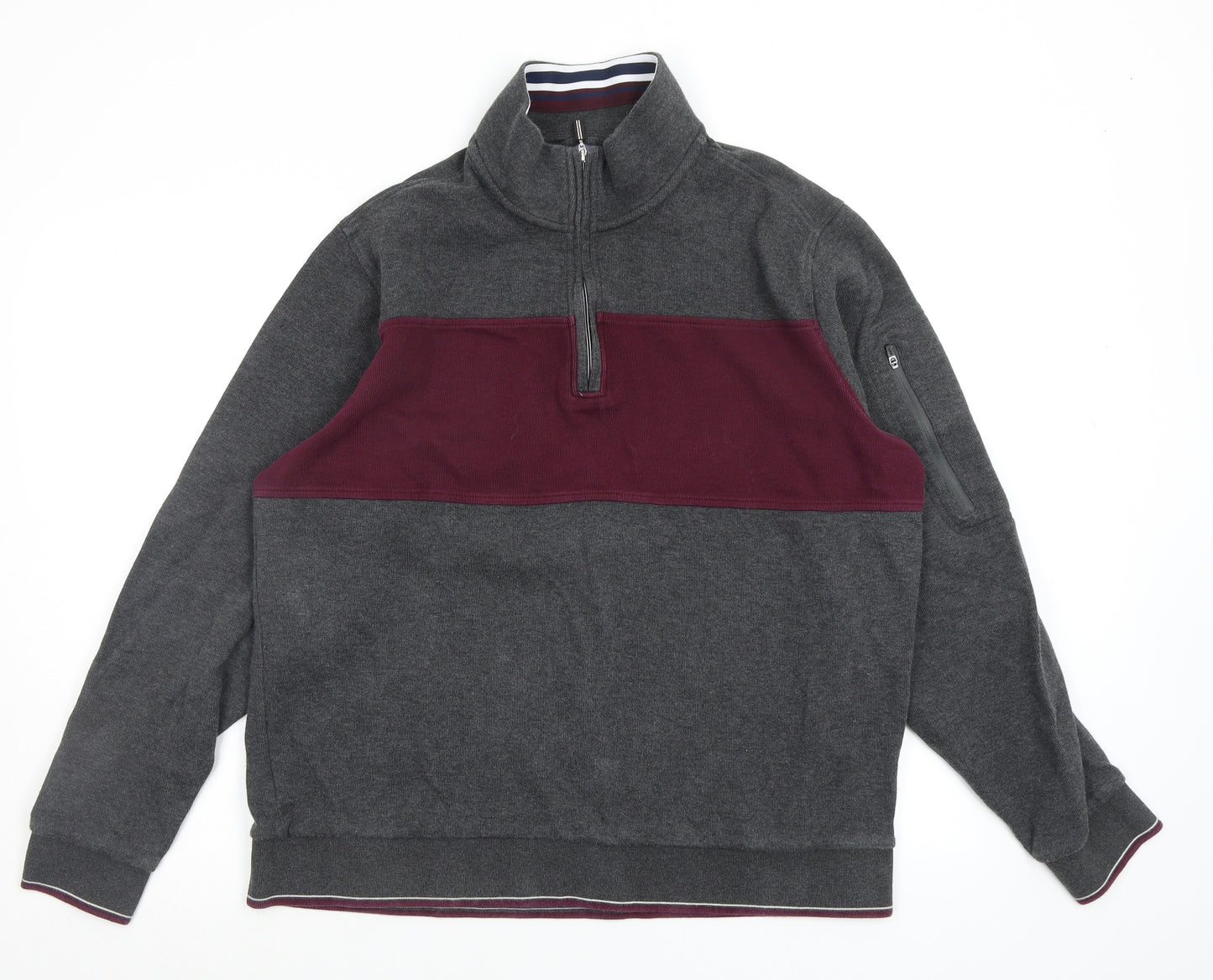 Blue Harbour Mens Grey   Pullover Jumper Size XL