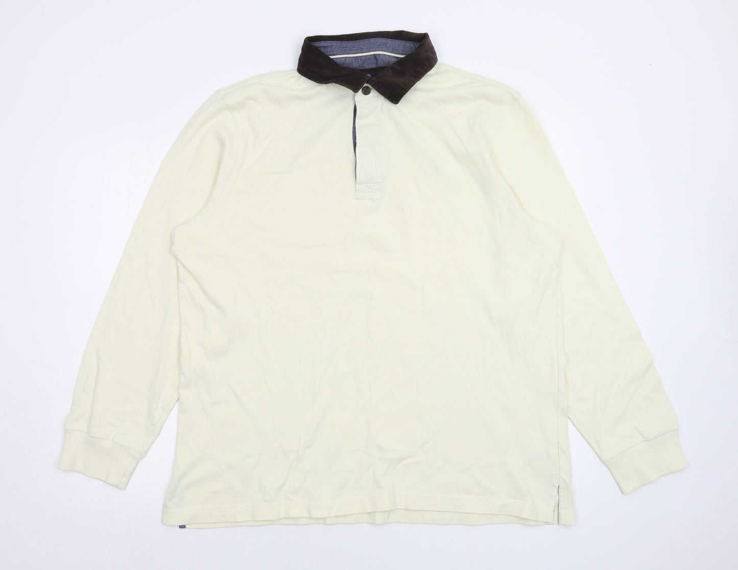 Blue Harbour Mens Ivory    Polo Size XL