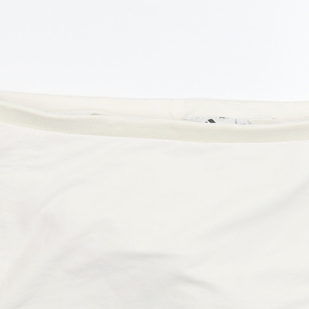 adidas Womens White   Flare Skort Size 10  - Stretch waistband