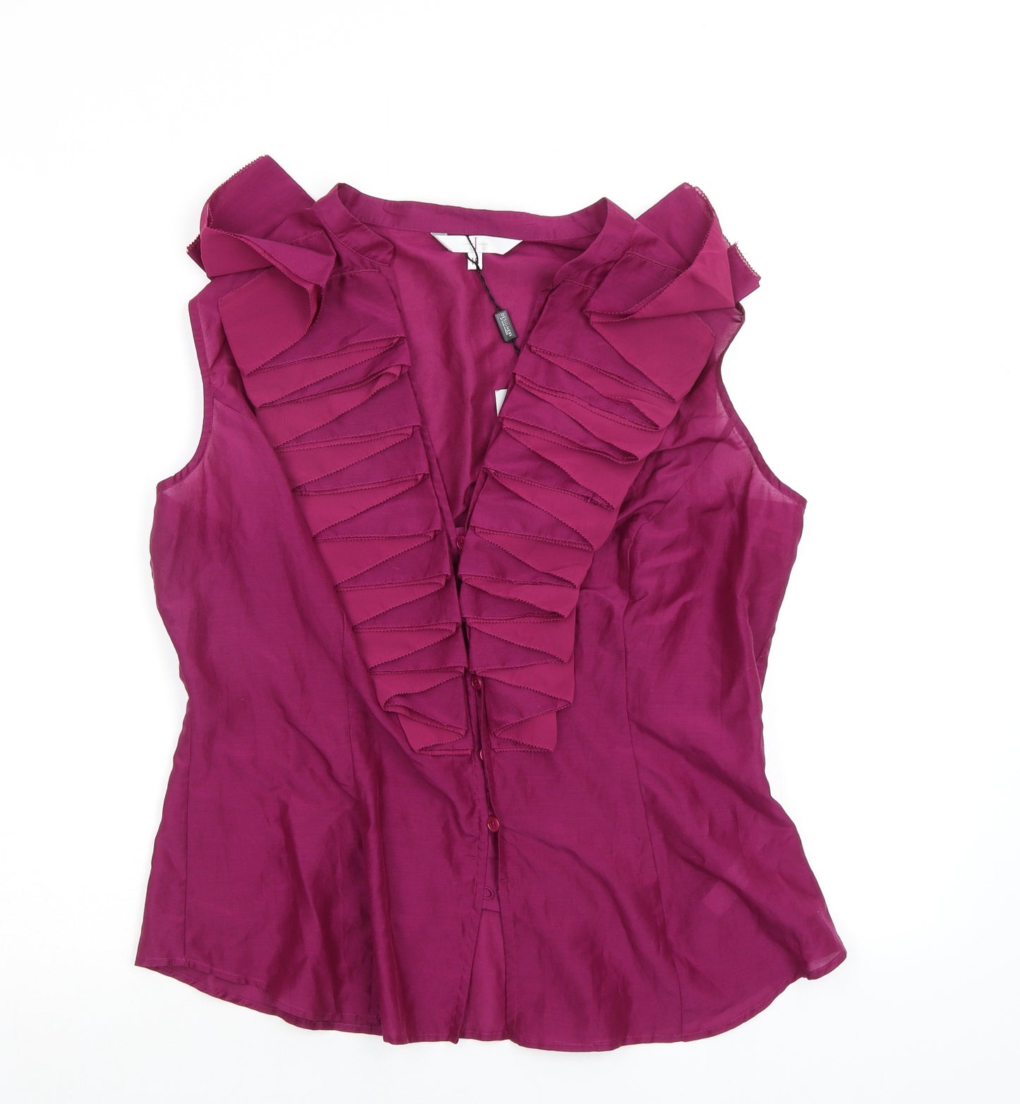 Jasper Conran Womens Purple   Basic Blouse Size 18