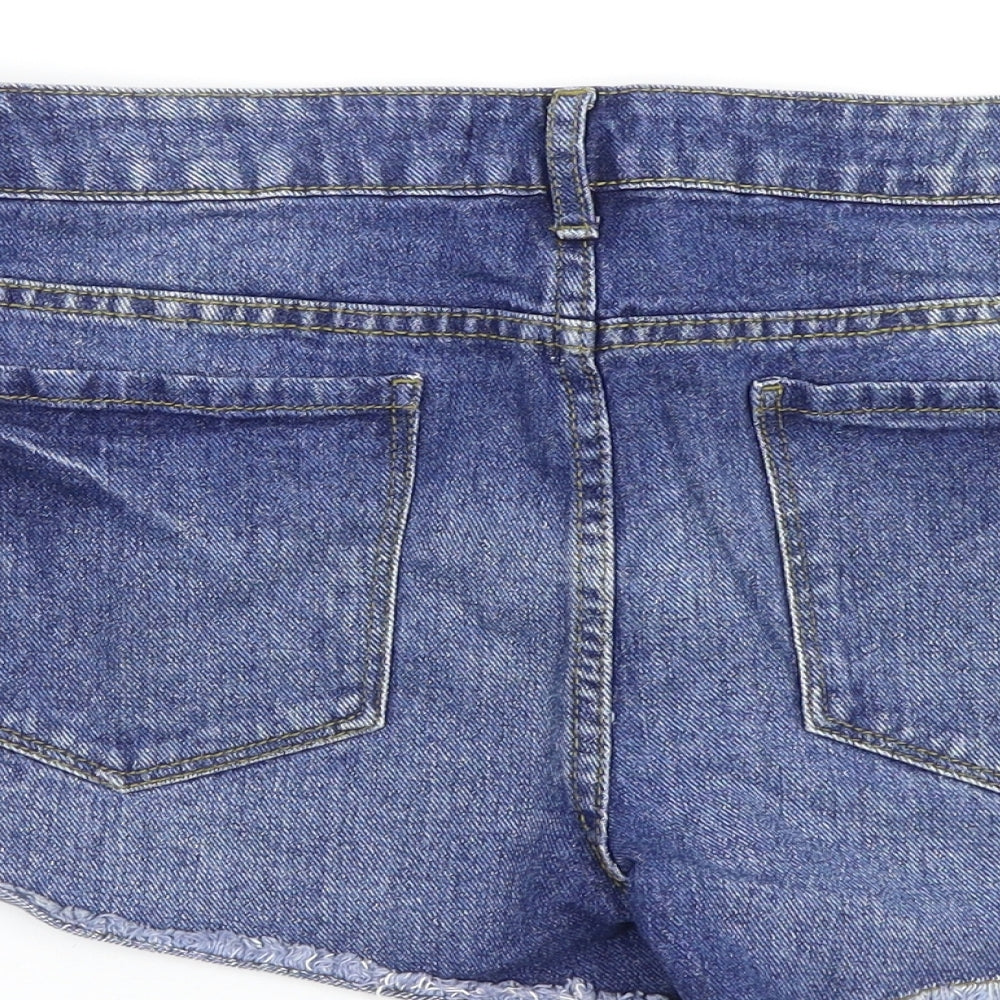 denim and co Womens Blue   Hot Pants Shorts Size 10