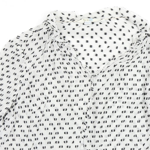 Boden Womens Multicoloured Geometric  Basic Blouse Size 18