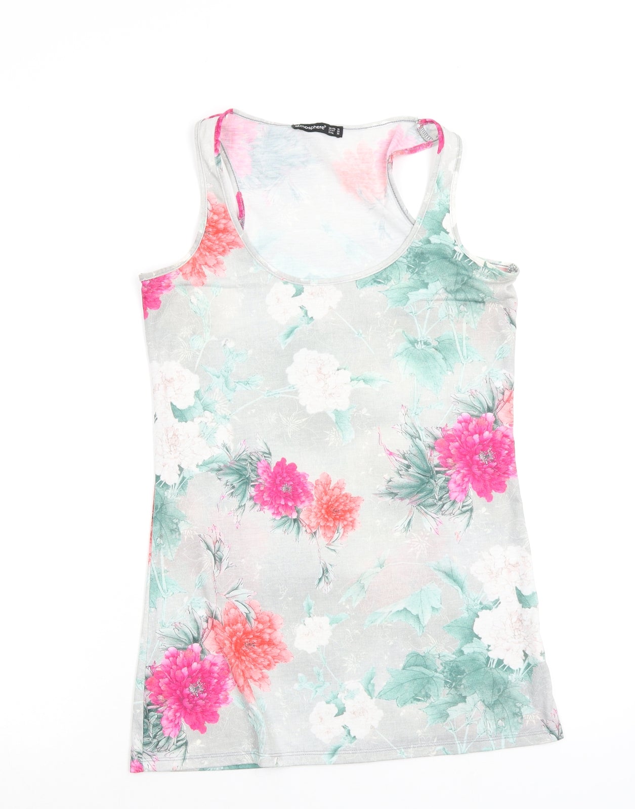 Primark Womens Multicoloured Floral  Basic Tank Size 10