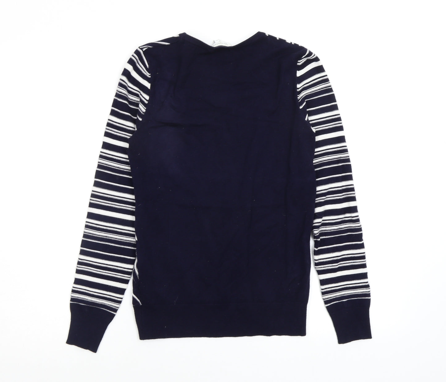 Warehouse Womens Multicoloured Striped  Pullover Jumper Size 10