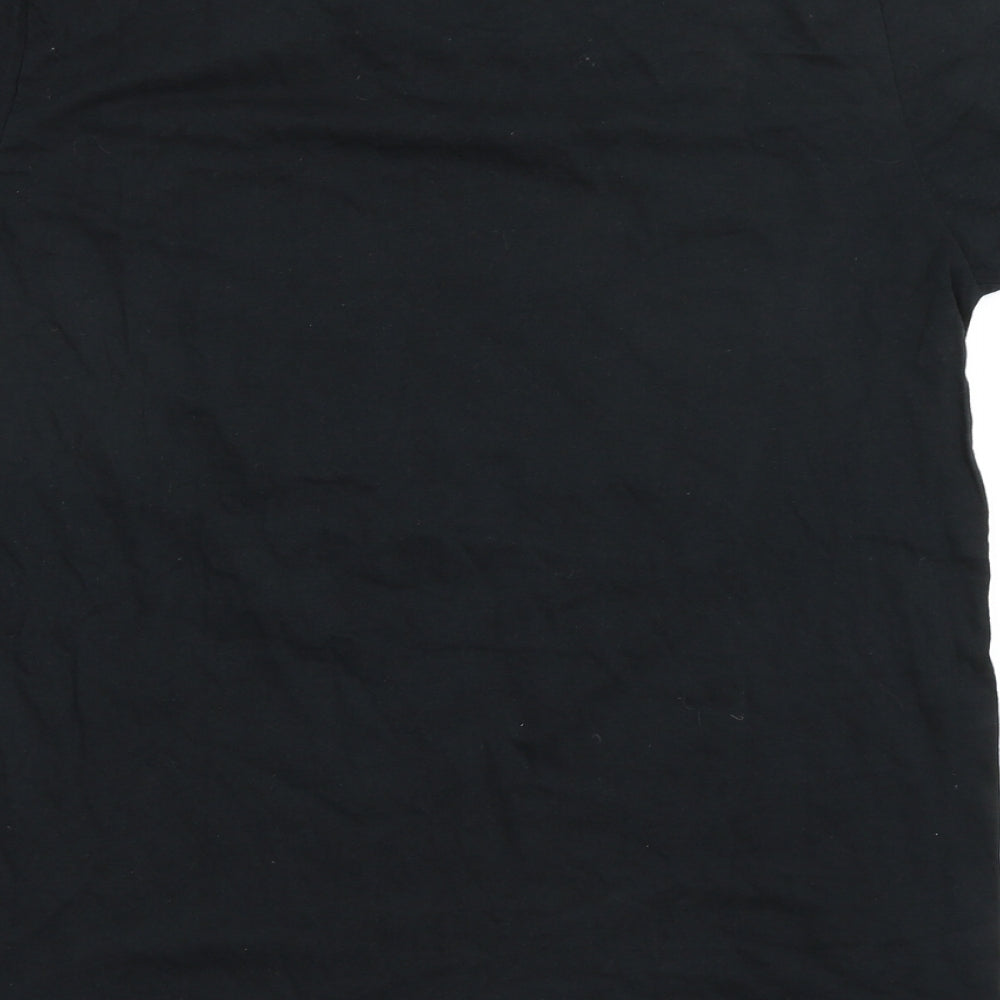 Authentic Mens Black    T-Shirt Size M