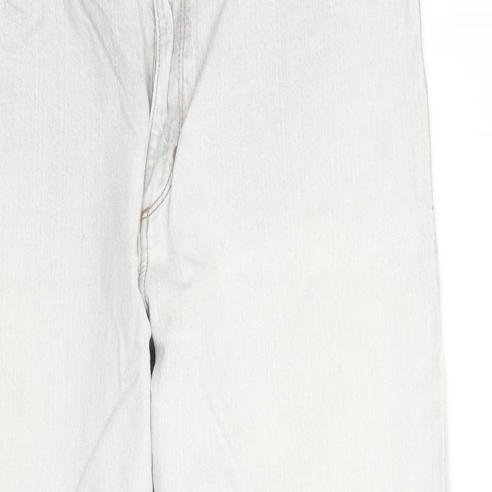 M&S Mens Grey   Straight Jeans Size 38 in L31 in