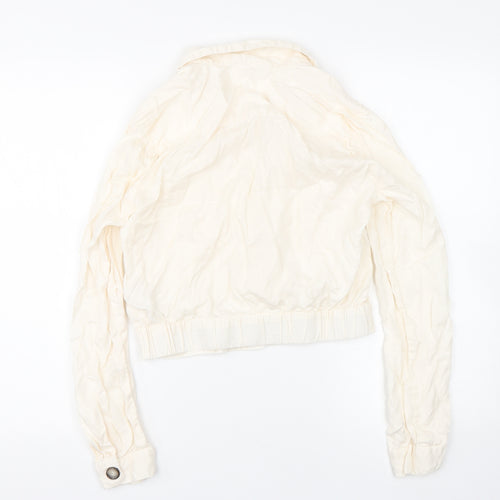 Miss Selfridge Womens White   Basic Button-Up Size 10