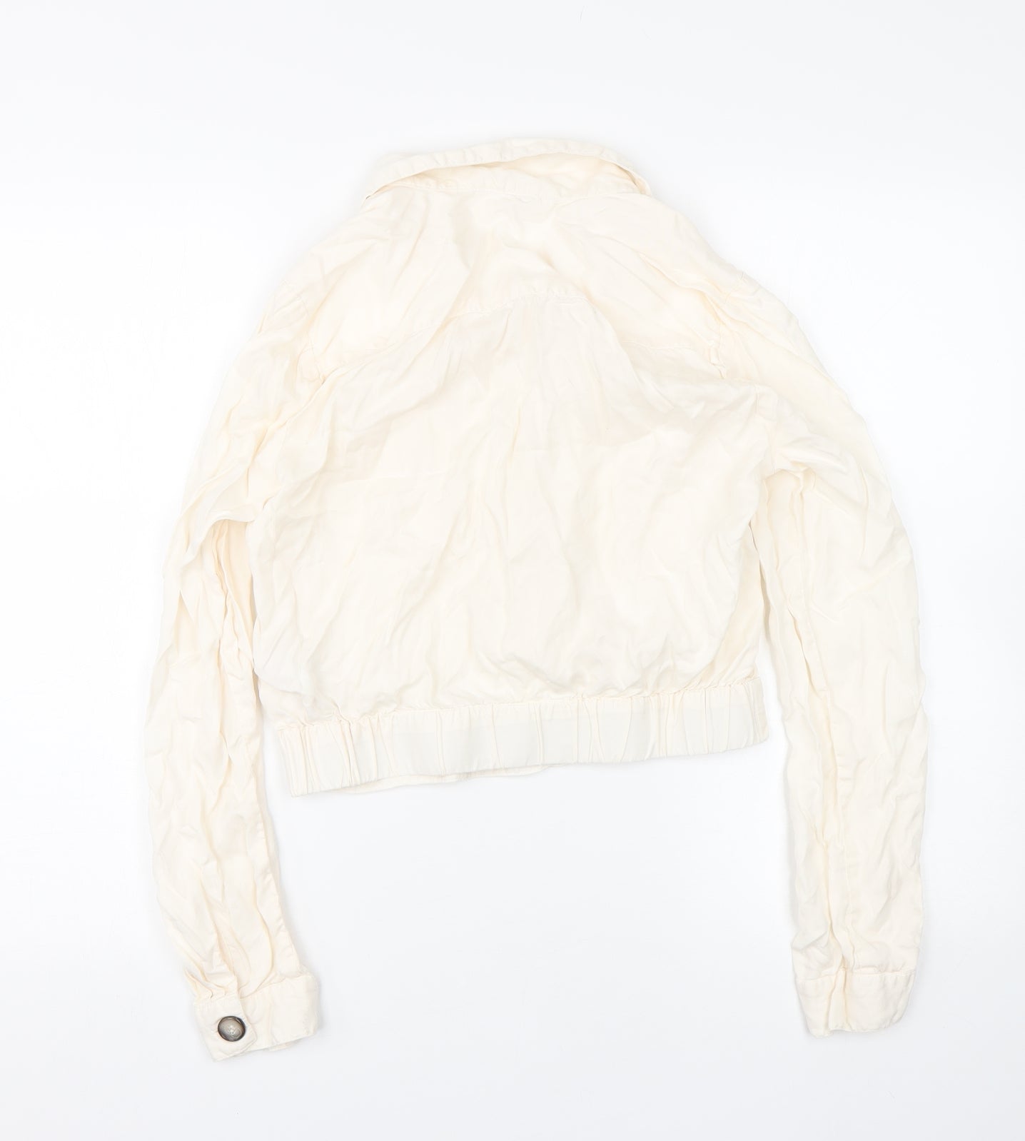 Miss Selfridge Womens White   Basic Button-Up Size 10