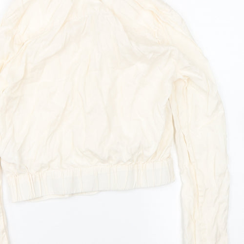 Miss Selfridge Womens White   Basic Button-Up Size 10