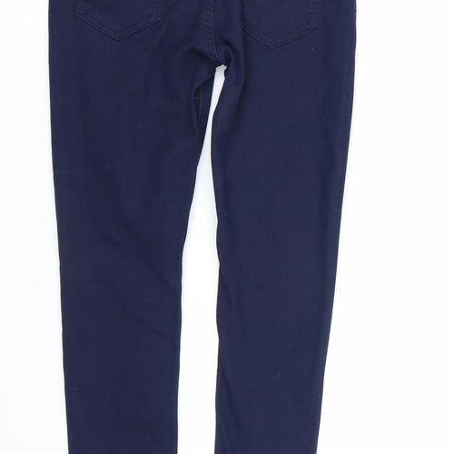 M&S Girls Blue   Capri Trousers Size 12-13 Years