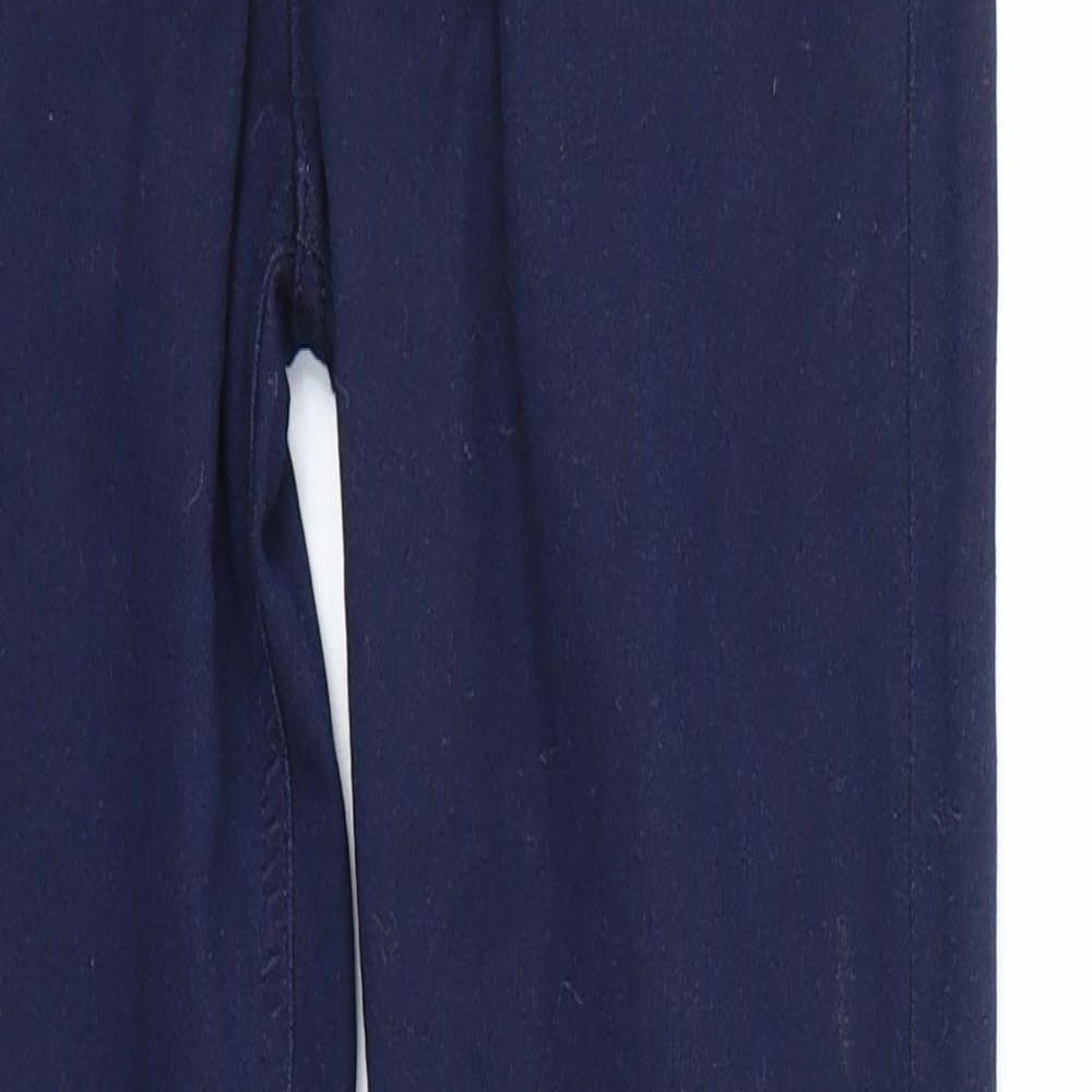 M&S Girls Blue   Capri Trousers Size 12-13 Years