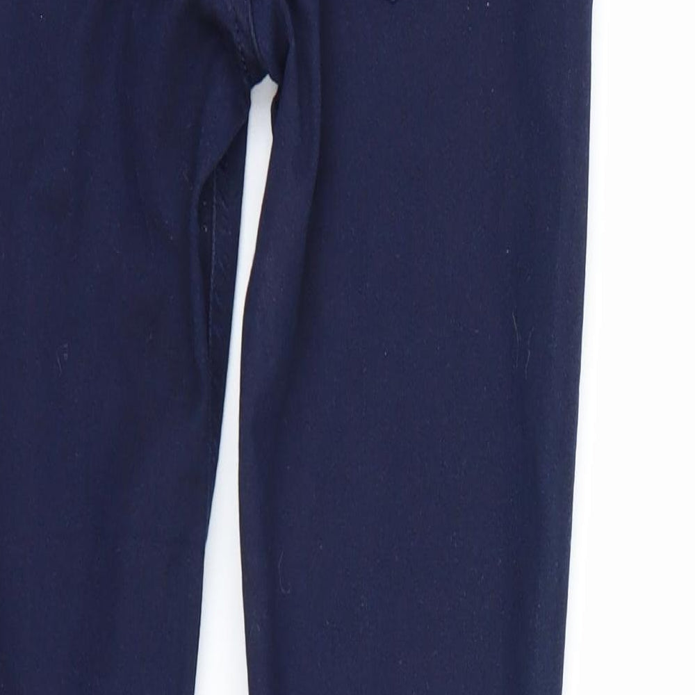 M&S Girls Blue   Capri Trousers Size 12-13 Years