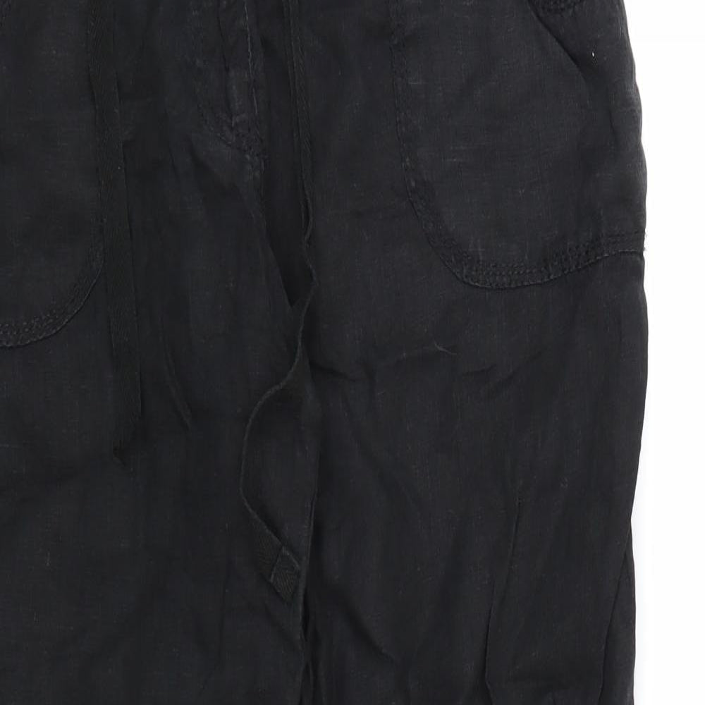 Denim co Womens Black   Capri Trousers Size 14 L29 in