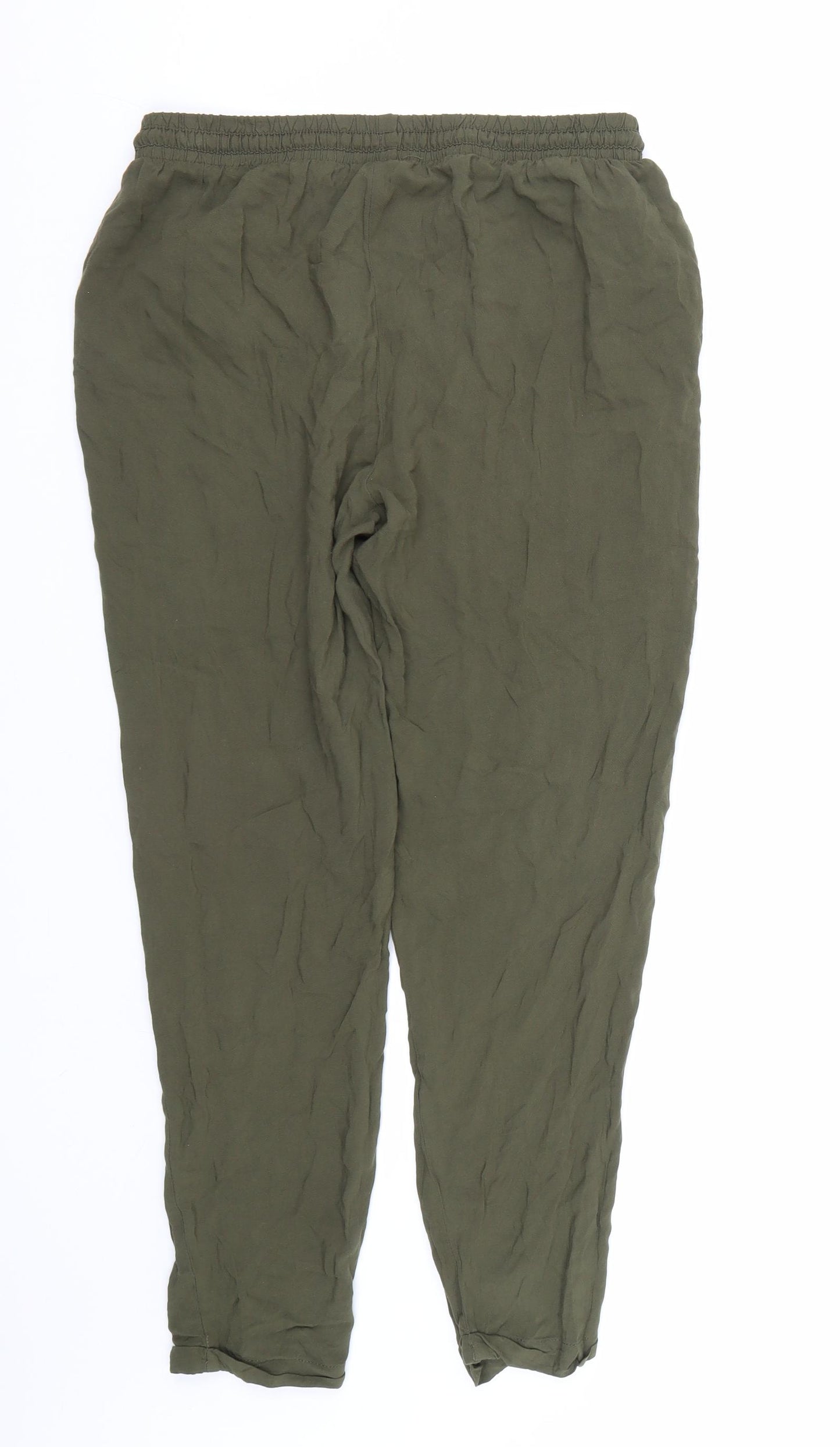 Primark Womens Green   Capri Trousers Size 10 L25 in
