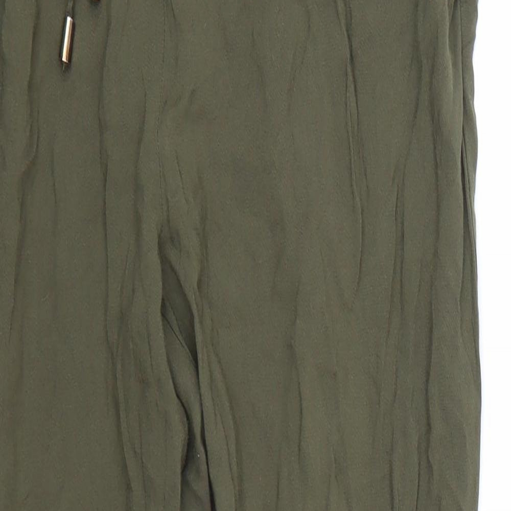 Primark Womens Green   Capri Trousers Size 10 L25 in