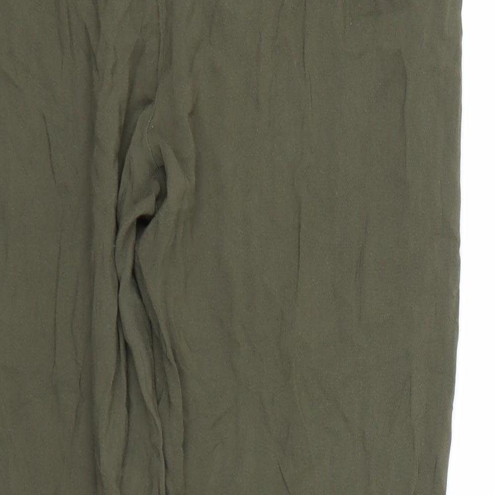 Primark Womens Green   Capri Trousers Size 10 L25 in