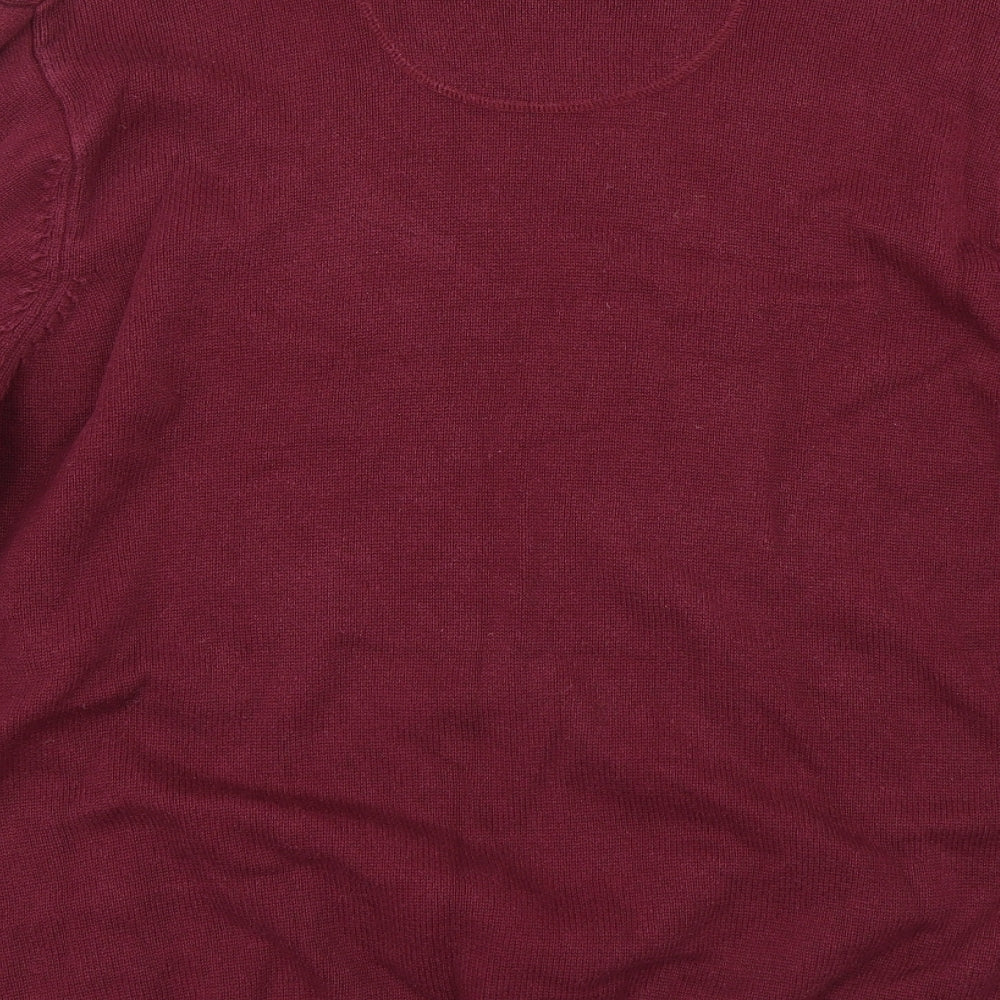 Maine Mens Red   Pullover Jumper Size 2XL