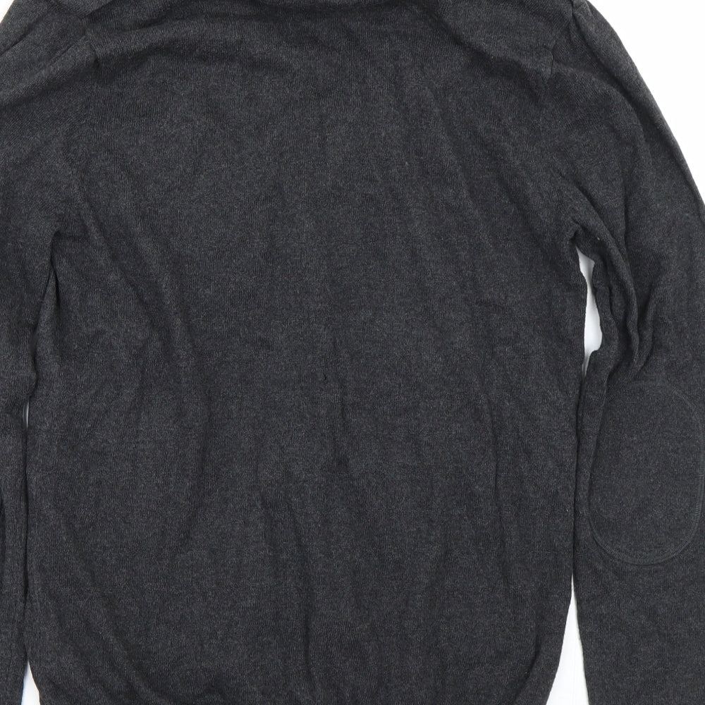 H&M Womens Grey   Cardigan Jumper Size S