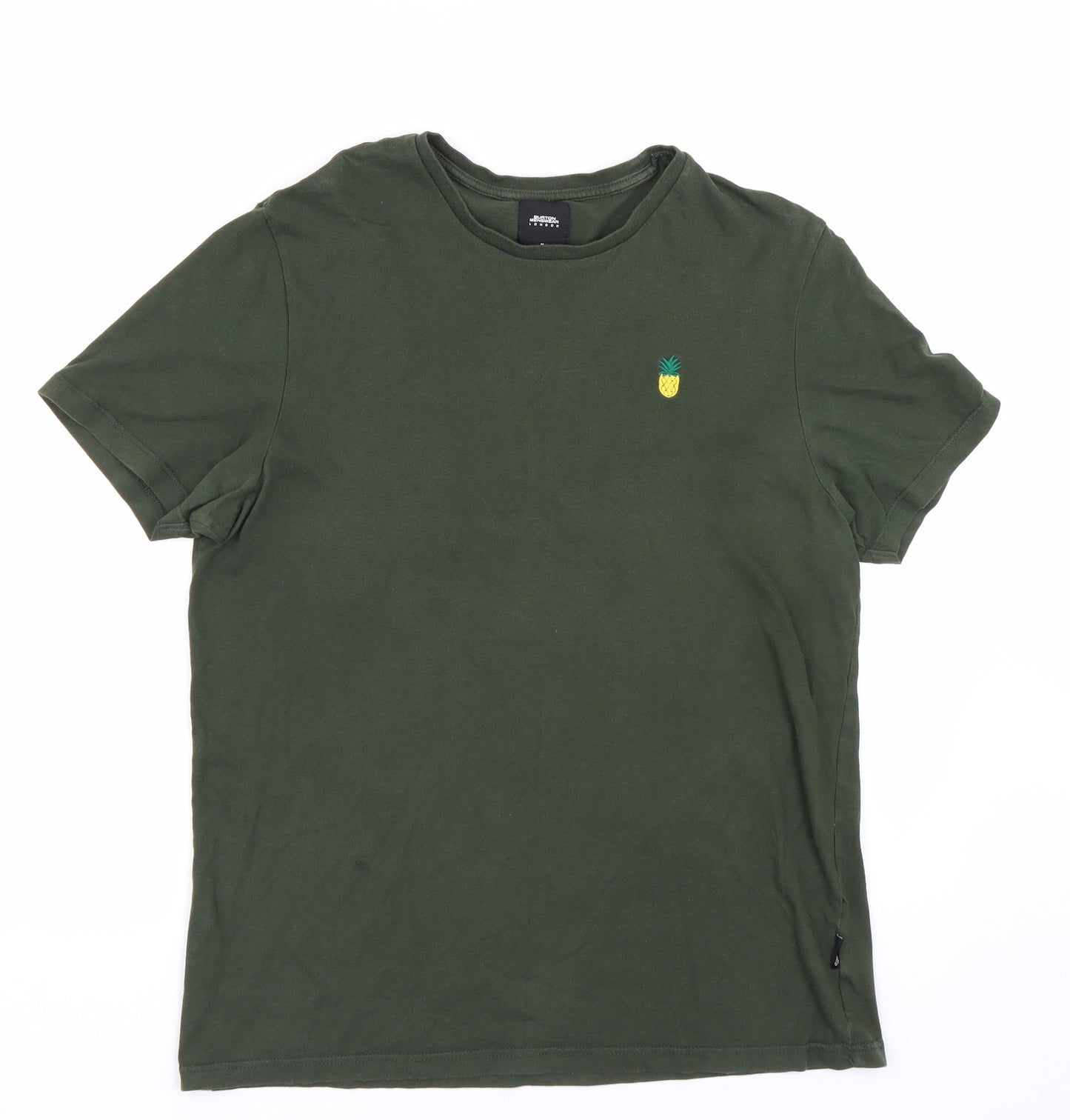 Burton Mens Green    T-Shirt Size M