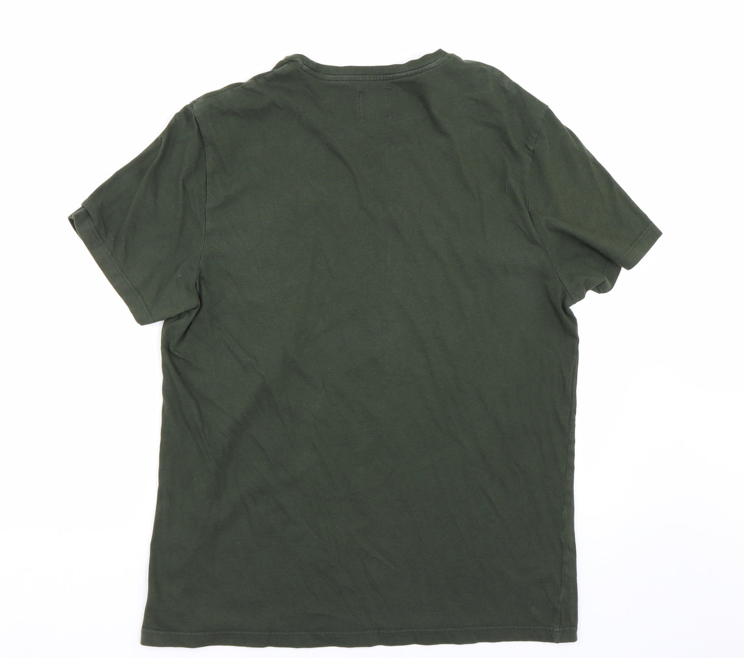 Burton Mens Green    T-Shirt Size M