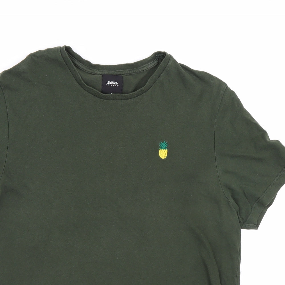 Burton Mens Green    T-Shirt Size M