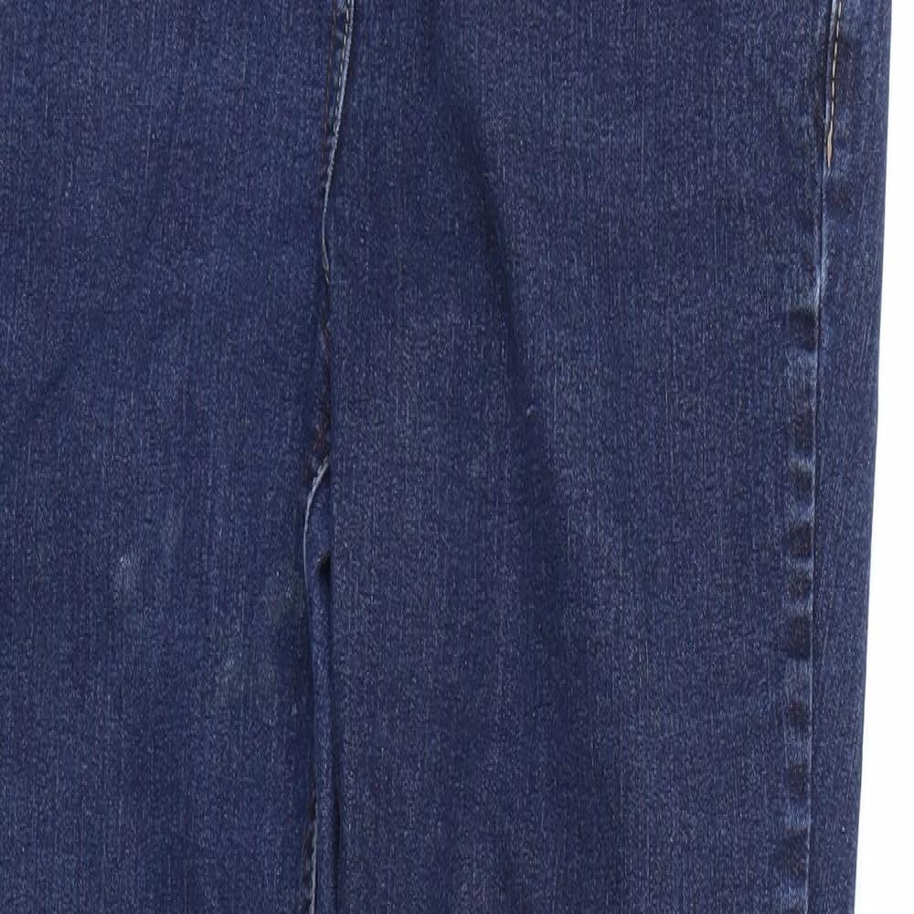 George Womens Blue  Denim Straight Jeans Size 14 L30 in
