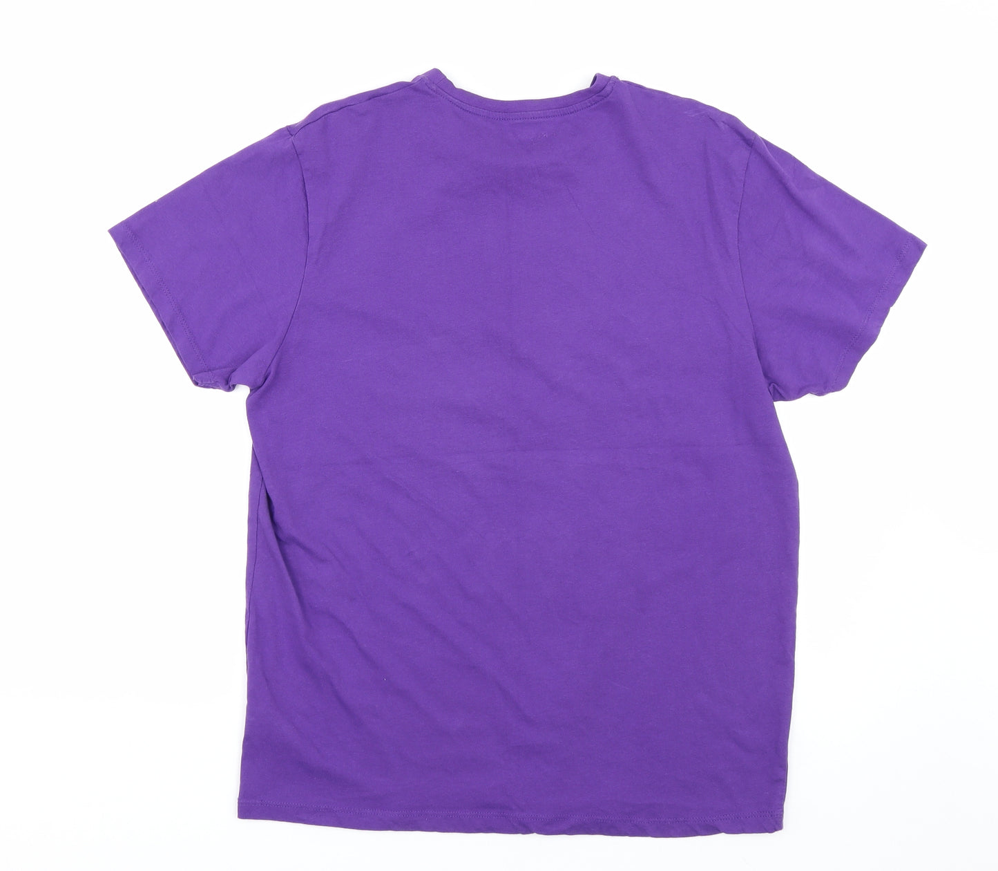 Primark Mens Purple    T-Shirt Size L