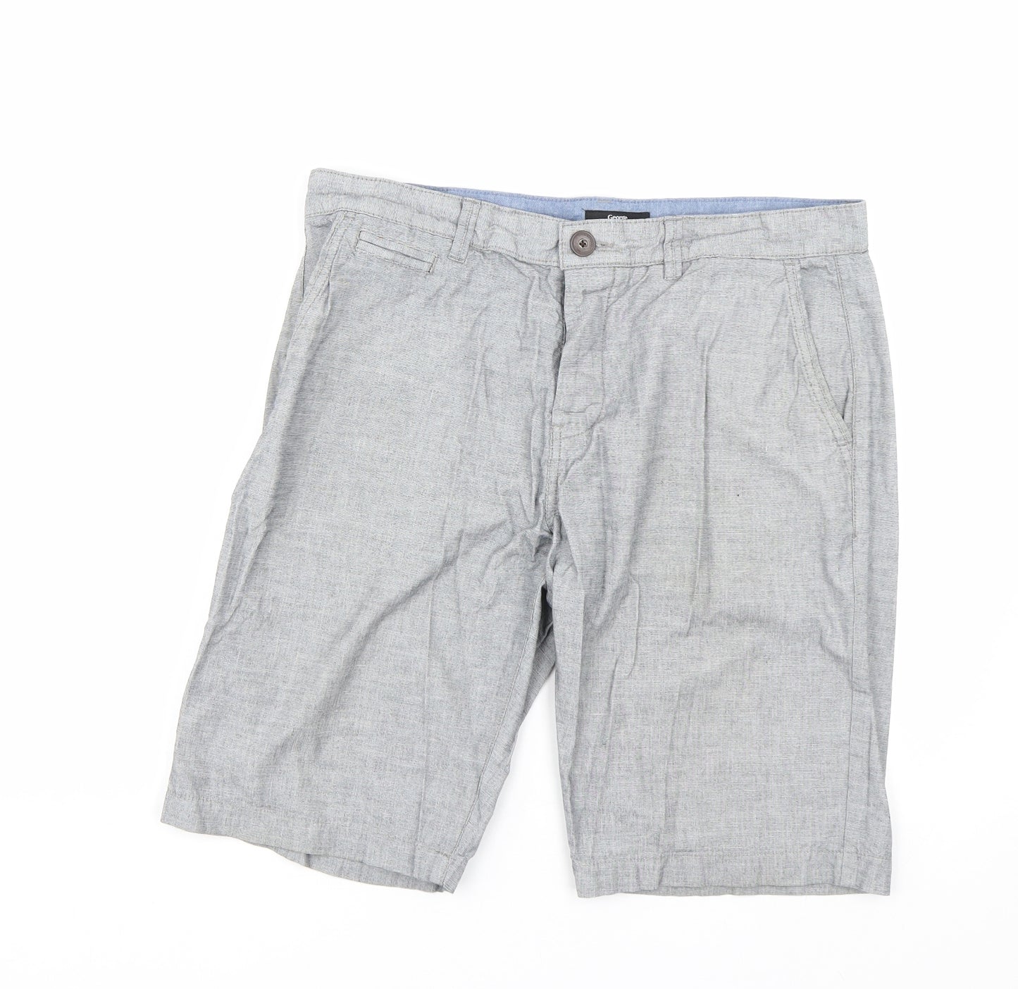 George Mens Grey   Bermuda Shorts Size 34