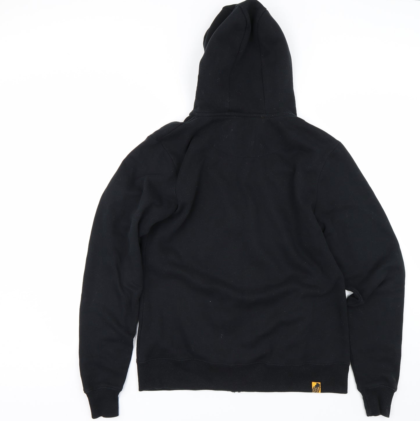 Grenade Mens Black   Full Zip Hoodie Size M