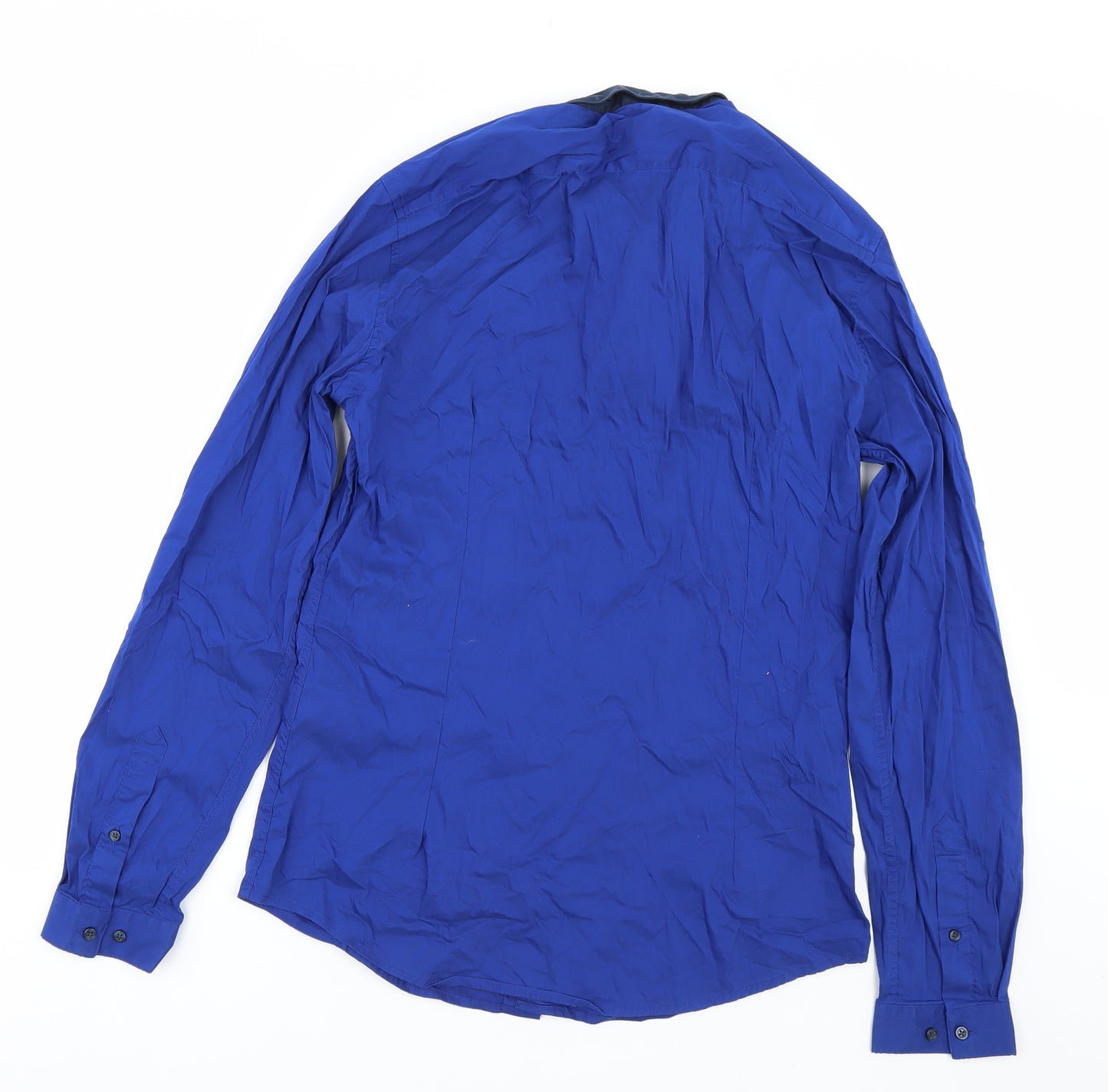 H&M Mens Blue    Dress Shirt Size M