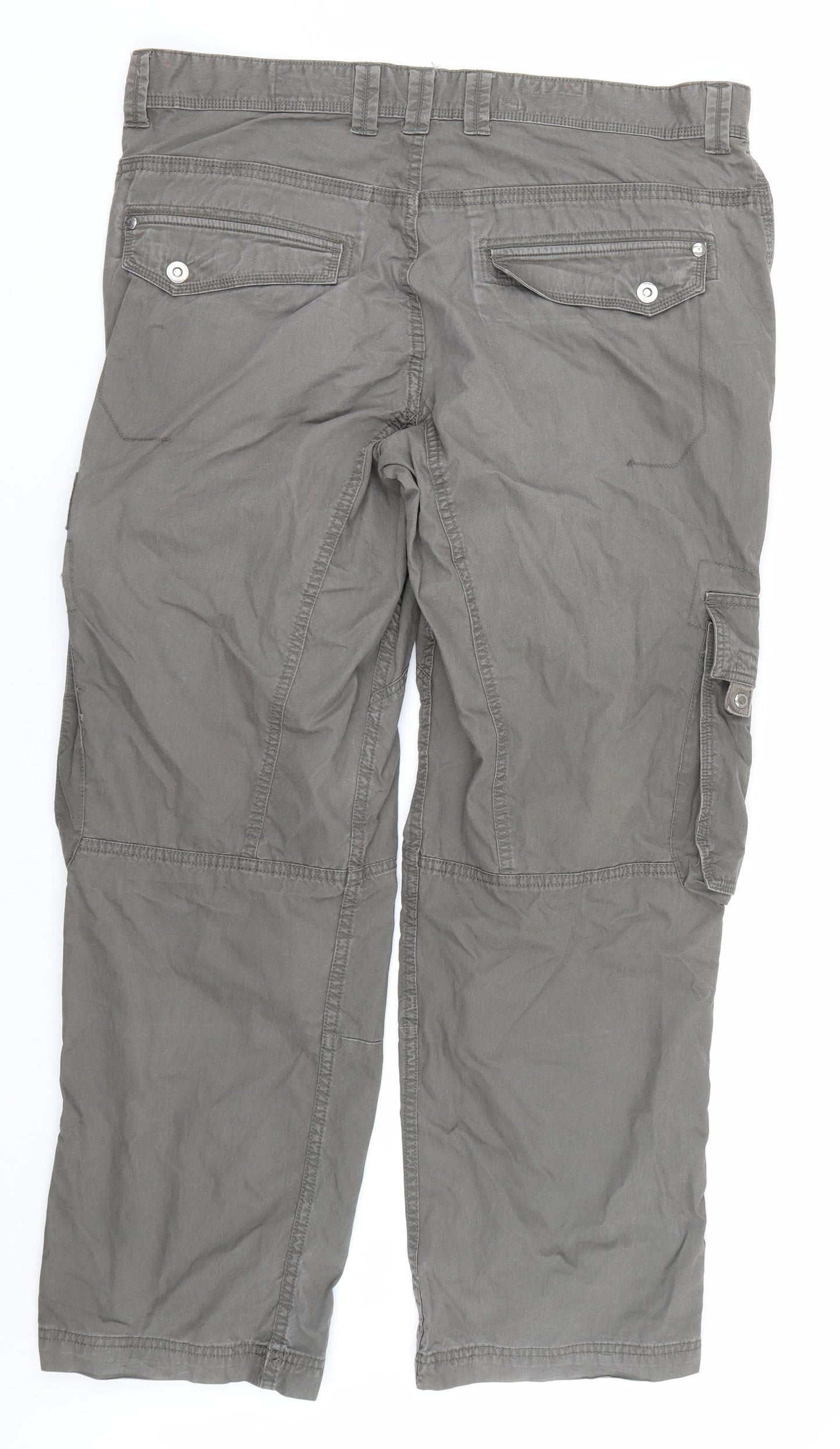 NEXT Mens Grey   Cargo Trousers Size 38 L28 in