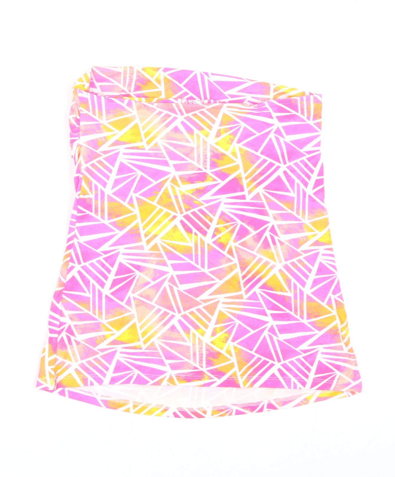 Papaya Womens Multicoloured Geometric  Wrap T-Shirt Size 12  - Summer